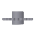 Kettenrad mit beids. Nabe 10B-1 Z=22 D=25+Nut – Bild 4