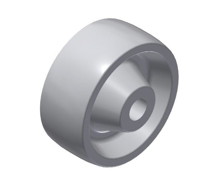 10261_XL Führungsrad D=70 x 30 EL=40mm (Pevolon) – Bild 1